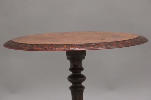 19TH CENTURY WALNUT OCCASIONAL TABLE - ADDITIONAL PHOTO 5
