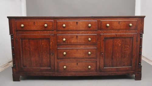 Early 19th Century Oak Dresser Base