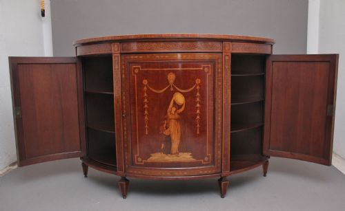 FABULOUS QUALITY 19TH CENTURY MAHOGANY AND INLAID CABINET - ADDITIONAL PHOTO 2