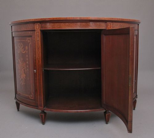 FABULOUS QUALITY 19TH CENTURY MAHOGANY AND INLAID CABINET - ADDITIONAL PHOTO 3