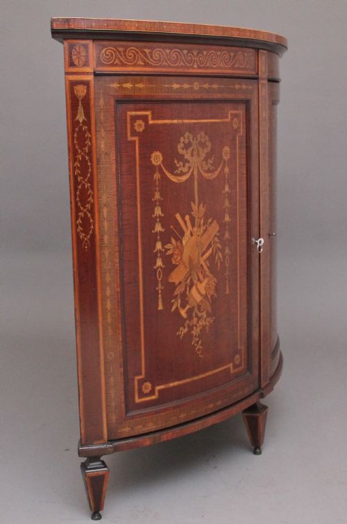 FABULOUS QUALITY 19TH CENTURY MAHOGANY AND INLAID CABINET - ADDITIONAL PHOTO 5