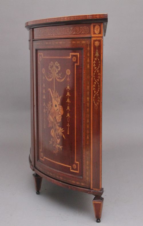 FABULOUS QUALITY 19TH CENTURY MAHOGANY AND INLAID CABINET - ADDITIONAL PHOTO 7