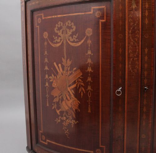 FABULOUS QUALITY 19TH CENTURY MAHOGANY AND INLAID CABINET - ADDITIONAL PHOTO 12