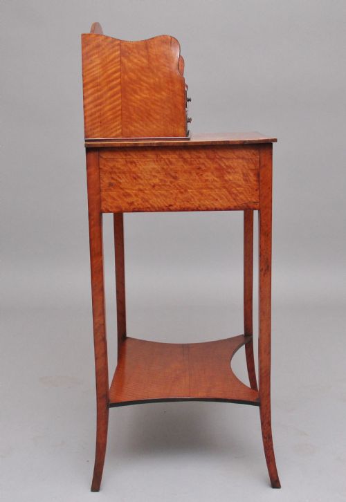 19TH CENTURY SATINWOOD LADIES WRITING TABLE - ADDITIONAL PHOTO 2