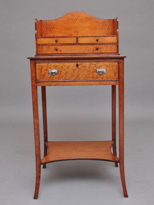 19TH CENTURY SATINWOOD LADIES WRITING TABLE - ADDITIONAL PHOTO 5
