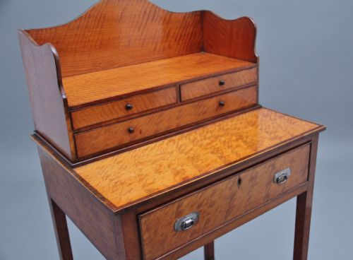 19TH CENTURY SATINWOOD LADIES WRITING TABLE - ADDITIONAL PHOTO 6