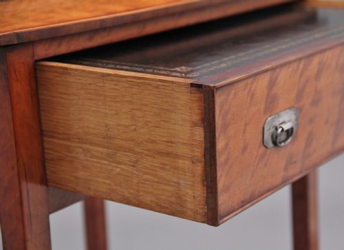 19TH CENTURY SATINWOOD LADIES WRITING TABLE - ADDITIONAL PHOTO 11