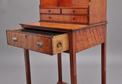 19TH CENTURY SATINWOOD LADIES WRITING TABLE - ADDITIONAL PHOTO 13