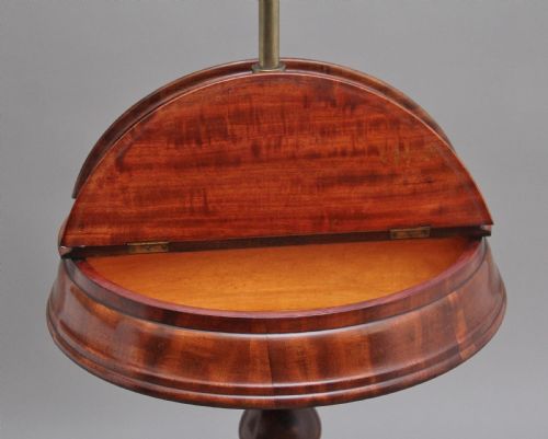 19TH CENTURY MAHOGANY TELESCOPIC SHAVING MIRROR - ADDITIONAL PHOTO 6