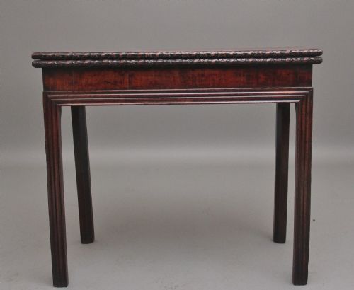 18th Century Mahogany Card Table
