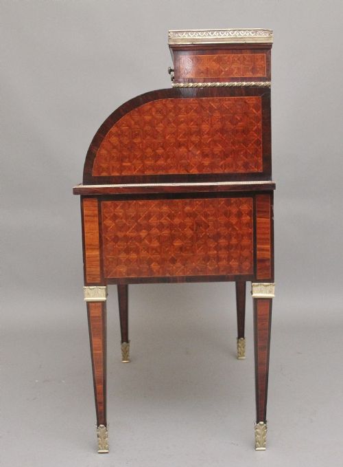 19TH CENTURY FRENCH KINGWOOD CYLINDER DESK - ADDITIONAL PHOTO 19