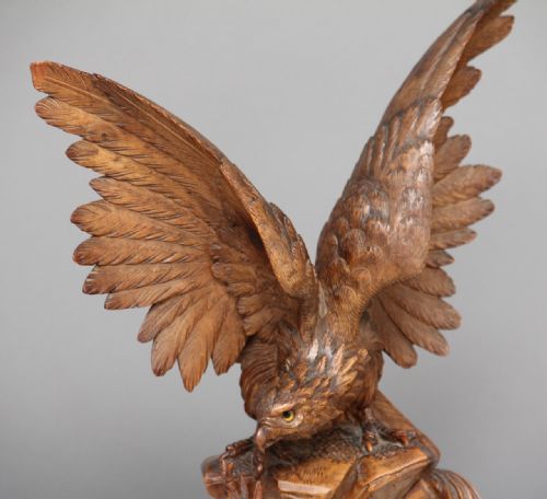 19TH CENTURY WALNUT BLACK FOREST CARVING - ADDITIONAL PHOTO 3