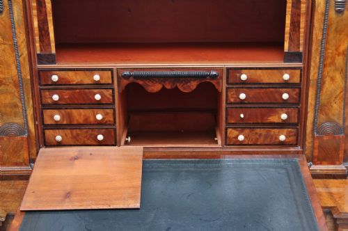 19TH CENTURY MAHOGANY ESCRITOIRE - ADDITIONAL PHOTO 5