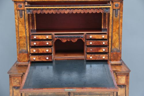 19TH CENTURY MAHOGANY ESCRITOIRE - ADDITIONAL PHOTO 13