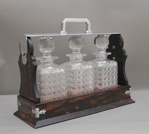 Large 19th Century Coramandel Tantalus