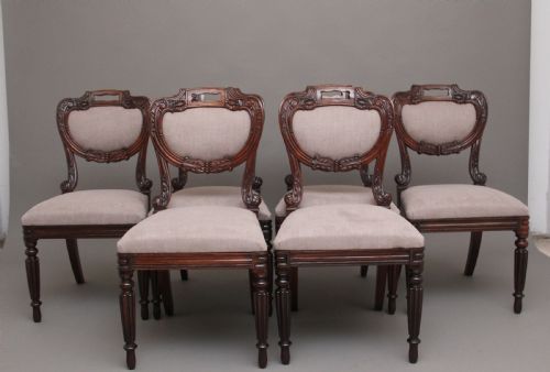 A SET OF SIX ANGLO INDIAN ROSEWOOD DINING CHAIRS - ADDITIONAL PHOTO 9