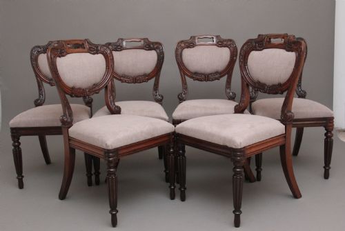 A SET OF SIX ANGLO INDIAN ROSEWOOD DINING CHAIRS - ADDITIONAL PHOTO 10