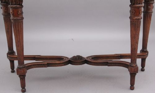 EARLY 19TH CENTURY WALNUT AND MARBLE TOP CONSOLE TABLE - ADDITIONAL PHOTO 10
