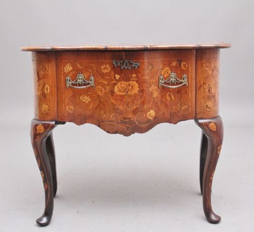 18TH CENTURY DUTCH MARQUETRY WALNUT SIDE TABLE - ADDITIONAL PHOTO 1