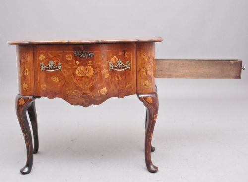 18TH CENTURY DUTCH MARQUETRY WALNUT SIDE TABLE - ADDITIONAL PHOTO 2