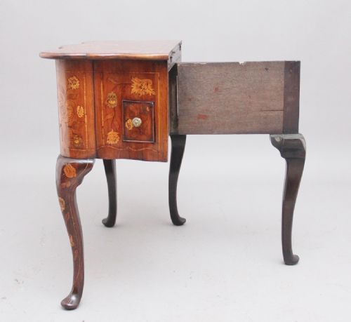 18TH CENTURY DUTCH MARQUETRY WALNUT SIDE TABLE - ADDITIONAL PHOTO 3