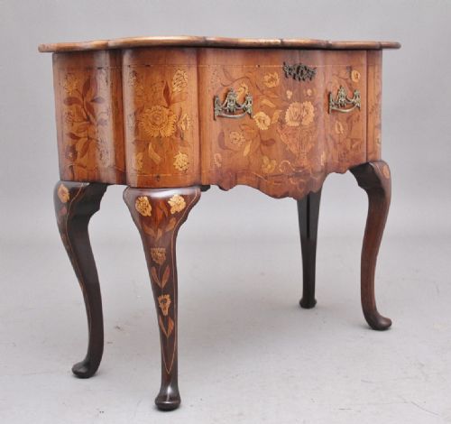 18TH CENTURY DUTCH MARQUETRY WALNUT SIDE TABLE - ADDITIONAL PHOTO 9