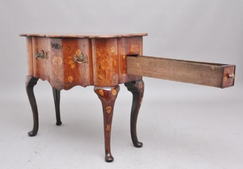 18TH CENTURY DUTCH MARQUETRY WALNUT SIDE TABLE - ADDITIONAL PHOTO 18