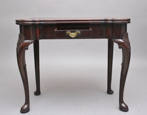 SUPERB QUALITY EARLY 18TH CENTURY MAHOGANY GAMES TABLE - ADDITIONAL PHOTO 1