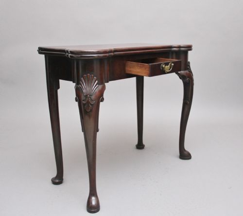 SUPERB QUALITY EARLY 18TH CENTURY MAHOGANY GAMES TABLE - ADDITIONAL PHOTO 4