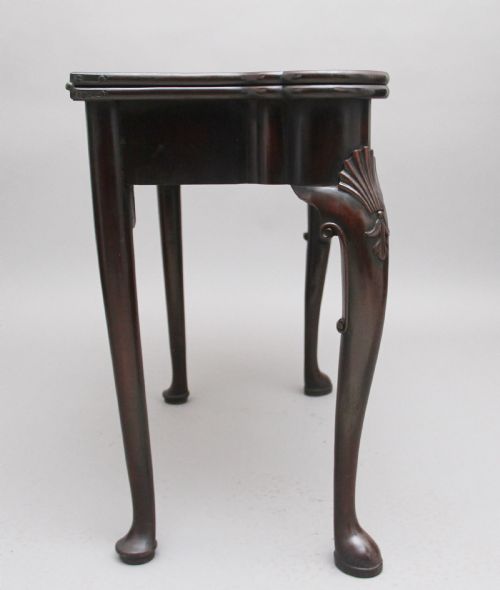 SUPERB QUALITY EARLY 18TH CENTURY MAHOGANY GAMES TABLE - ADDITIONAL PHOTO 6