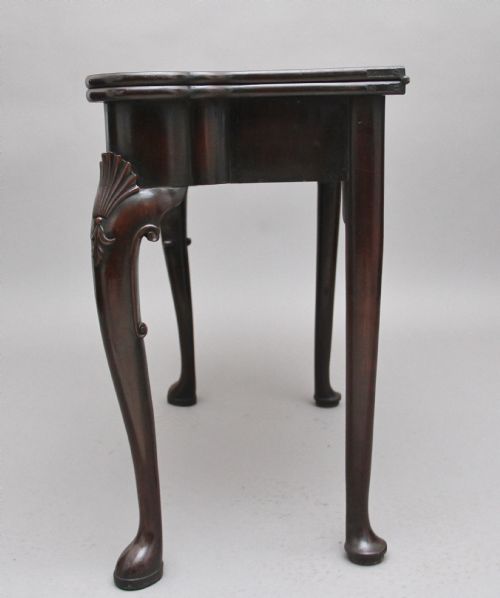 SUPERB QUALITY EARLY 18TH CENTURY MAHOGANY GAMES TABLE - ADDITIONAL PHOTO 8