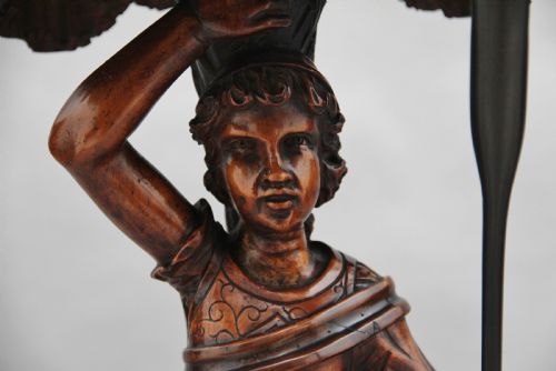 EARLY 19TH CENTURY VENETIAN FIGURE STAND - ADDITIONAL PHOTO 7