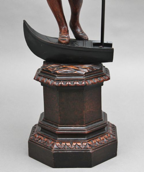 EARLY 19TH CENTURY VENETIAN FIGURE STAND - ADDITIONAL PHOTO 9