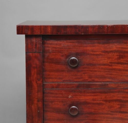 19TH CENTURY MAHOGANY WELLINGTON CHEST - ADDITIONAL PHOTO 14