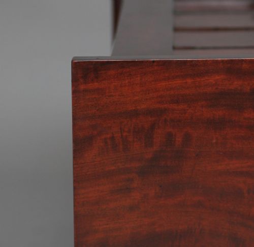 19TH CENTURY MAHOGANY WELLINGTON CHEST - ADDITIONAL PHOTO 15