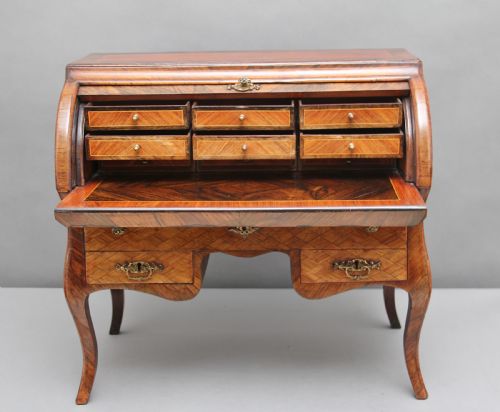 19TH CENTURY PARQUETRY MINIATURE DESK - ADDITIONAL PHOTO 2