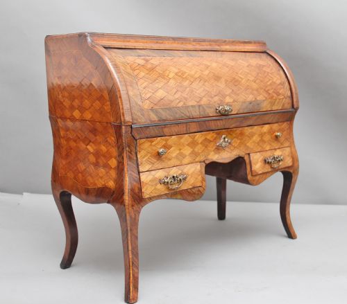 19TH CENTURY PARQUETRY MINIATURE DESK - ADDITIONAL PHOTO 7