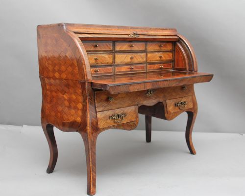 19TH CENTURY PARQUETRY MINIATURE DESK - ADDITIONAL PHOTO 8