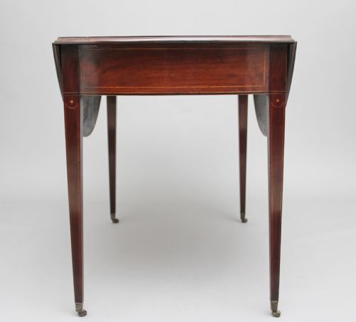 18TH CENTURY MAHOGANY OVAL PEMBROKE TABLE - ADDITIONAL PHOTO 6
