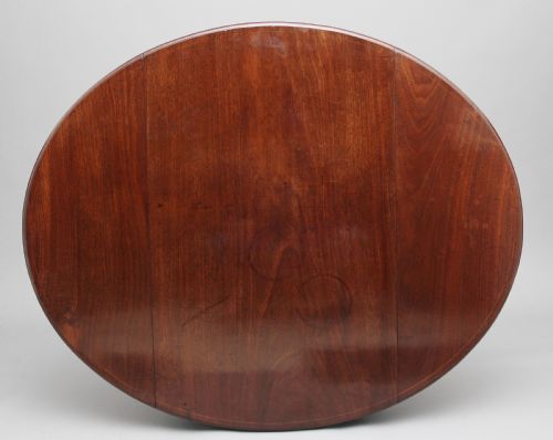 18TH CENTURY MAHOGANY OVAL PEMBROKE TABLE - ADDITIONAL PHOTO 10