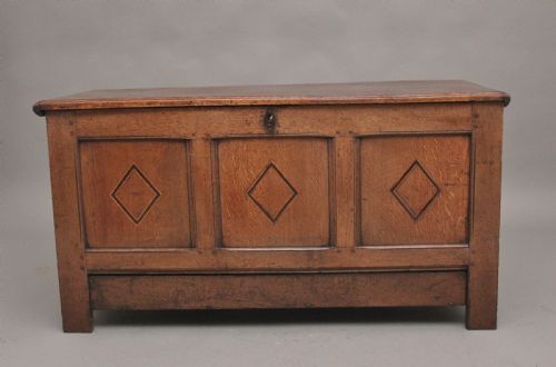 Early 18th Century Oak Coffer