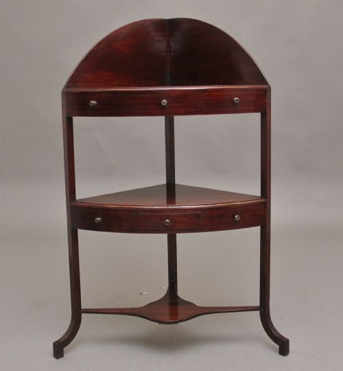 19th Century Mahogany Corner Cabinet