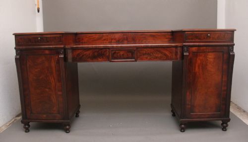 Early 19th Century Mahogany Pedestal Sideboard