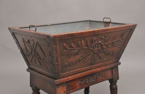 18TH CENTURY FRENCH WALNUT WINE COOLER - ADDITIONAL PHOTO 1