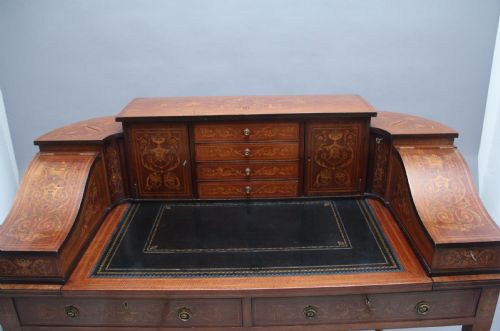 PAIR OF EARLY 20TH CENTURY MAHOGANY CARLTON HOUSE DESK'S - ADDITIONAL PHOTO 11