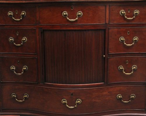 EARLY 19TH CENTURY MAHOGANY CHEST OF DRAWERS - ADDITIONAL PHOTO 4