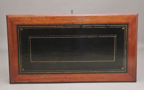 19TH CENTURY MAHOGANY TWO DRAWER WRITING TABLE - ADDITIONAL PHOTO 2