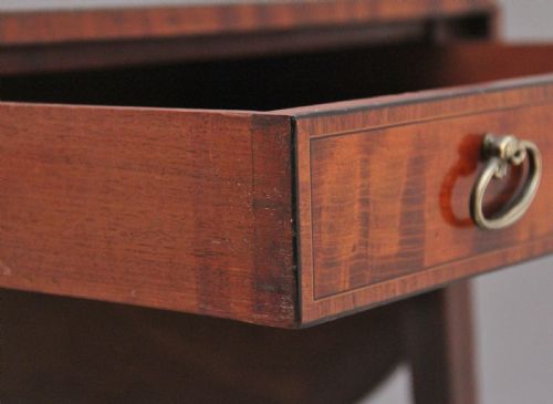 LARGE EARLY 19TH CENTURY INLAID MAHOGANY PEMBROKE TABLE - ADDITIONAL PHOTO 10