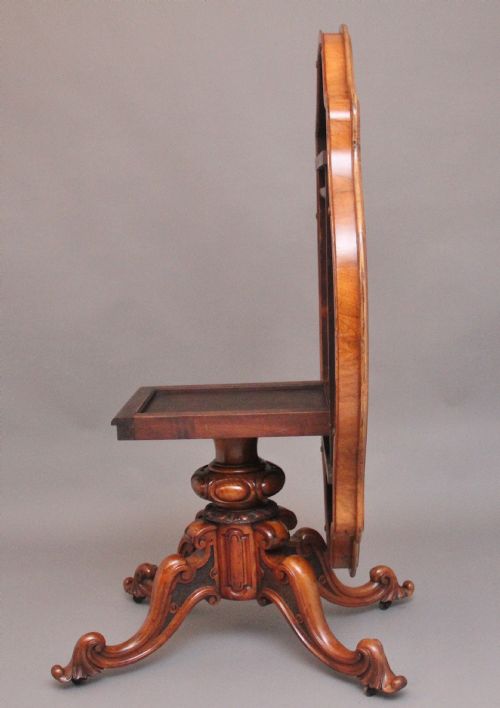 19TH CENTURY WALNUT CENTRE TABLE BY EDWARDS ROBERTS - ADDITIONAL PHOTO 9