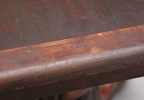 19TH CENTURY WALNUT CENTRE TABLE BY EDWARDS ROBERTS - ADDITIONAL PHOTO 11
